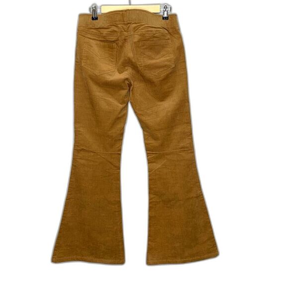 By Together Flare Corduroy Pull-on Pants Sable Brown Retro Large - Picture 2 of 13